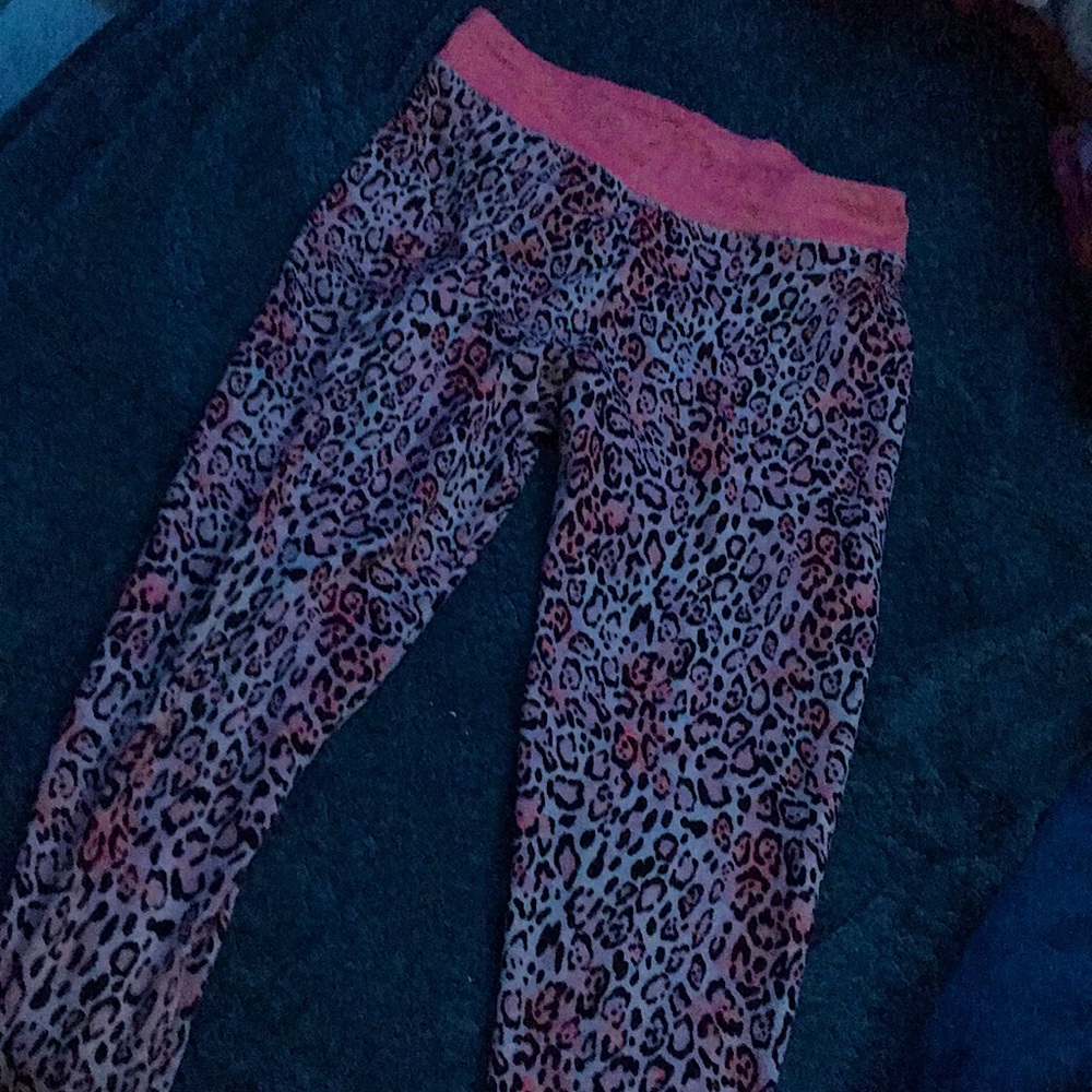 Leopard sweat pants